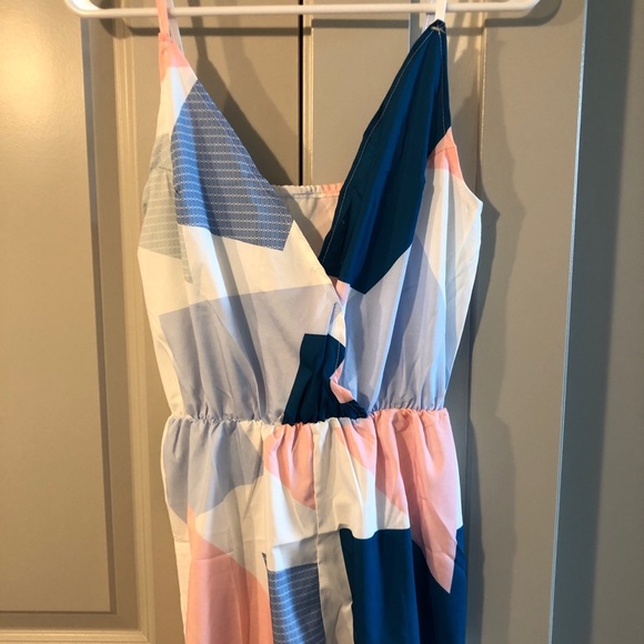 SHEIN Dresses & Skirts - Geometric Pattern Romper NWOT